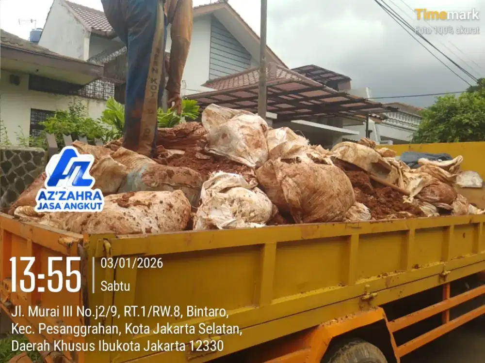 Jasa buang puing murah