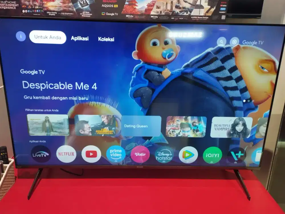 SHARP LED GOOGLE 4K 55 4T-C55HJ6000I