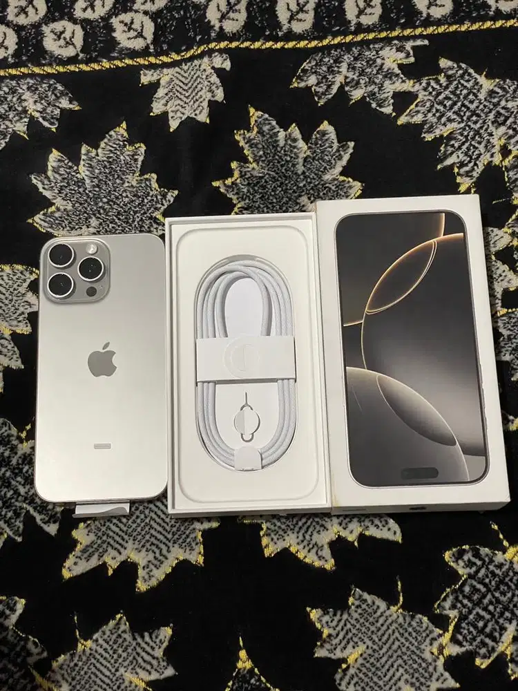 BNOB iphone 16 pro max 256gb resmi ibox new not 14 15 17