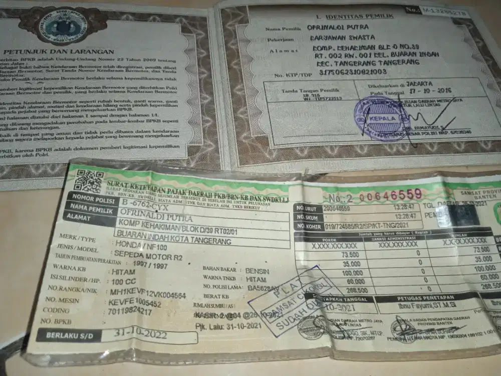 Mau di jual Supra thn 1997