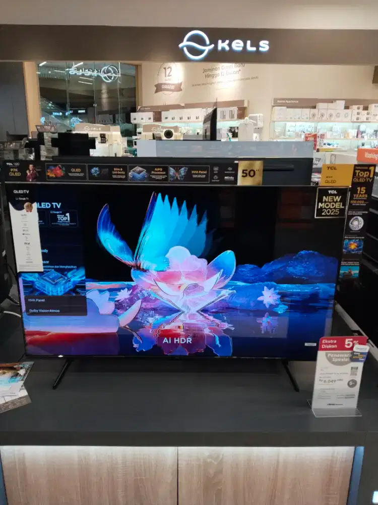 TCL QLED GOOGLE TV 4K 50