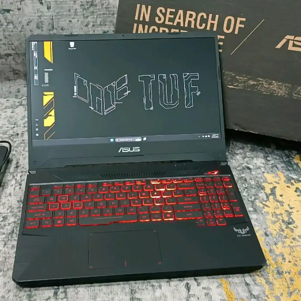 Asus TUF FX505GE Core i7-8750H 8GB 128GB 1TB GTX 1050 Ti 4GB Like New