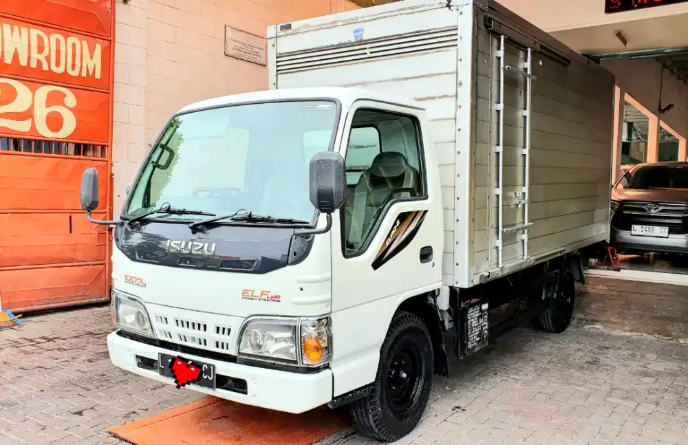 Isuzu Traga Elf Box Tinggi Long NKR 55 LWB 4 Roda 2015/2016 Mulus KIM