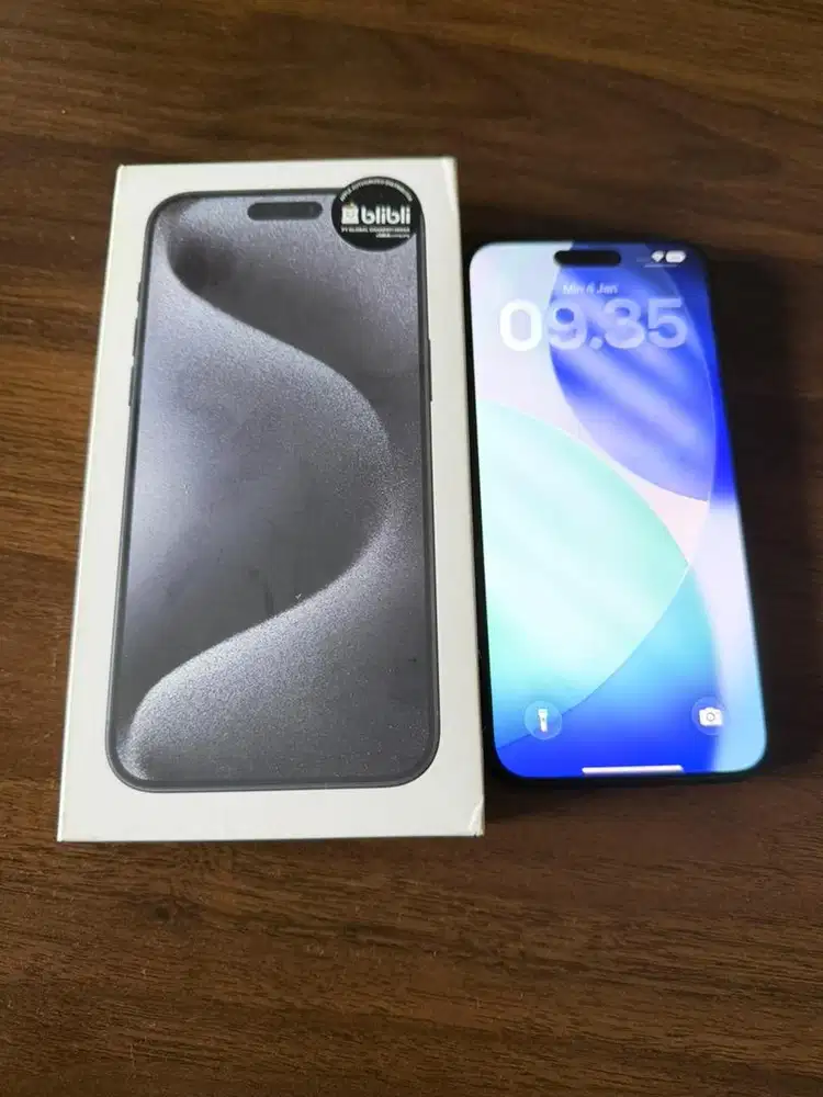 Dijual Iphone 15 Pro Max 256 GB Ex Blibli