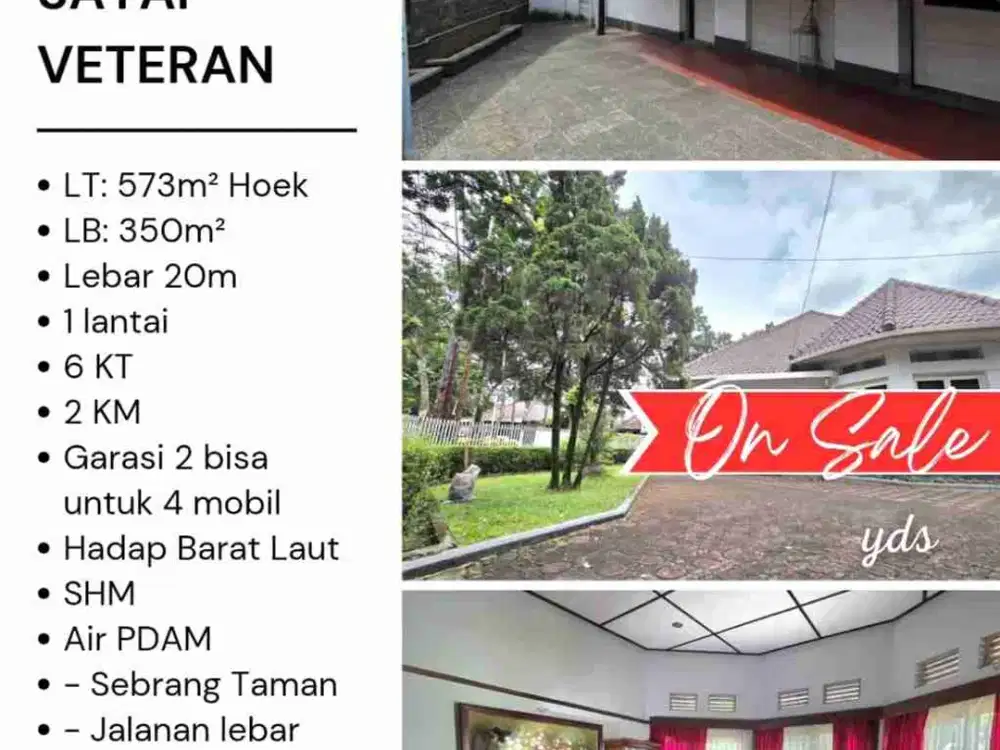 Jual Rumah Jl. Veteran Kota Bandung
