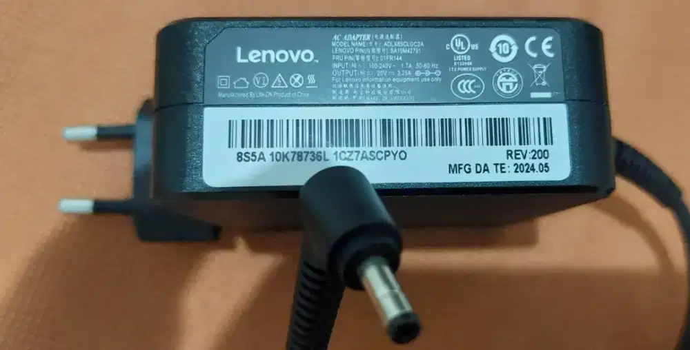 Baterai Charger Laptop Lenovo