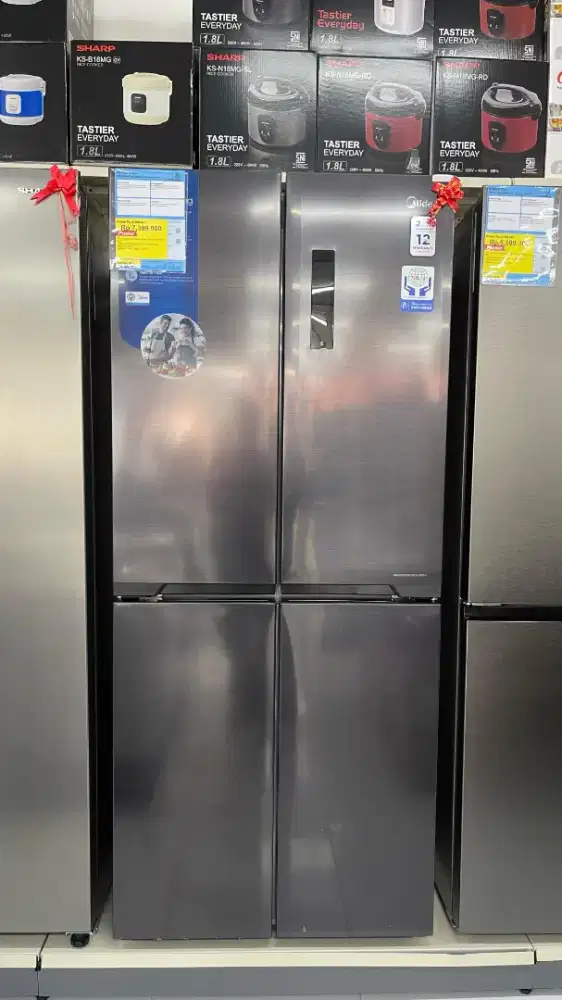 KULKAS 4 PINTU MIDEA