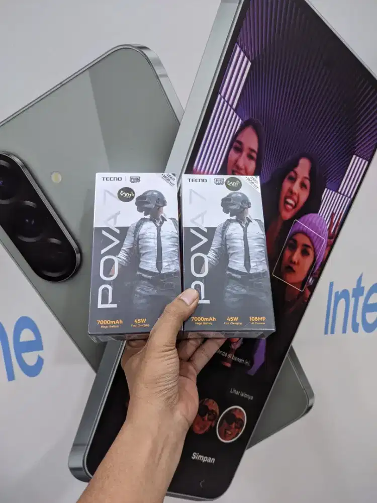 Berminat silahkan WA Tecno Pova 7 8+8/256 Garansi resmi 13bln