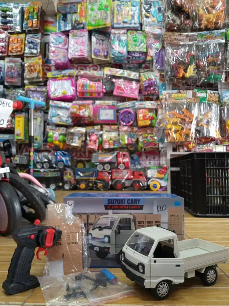 mainan anak rc pick up baterai cas skala 1:16