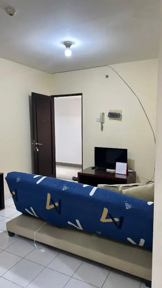 NEGO DI sewakan 55 jt perthn Apartemen sudirman park 2 kamar furnish