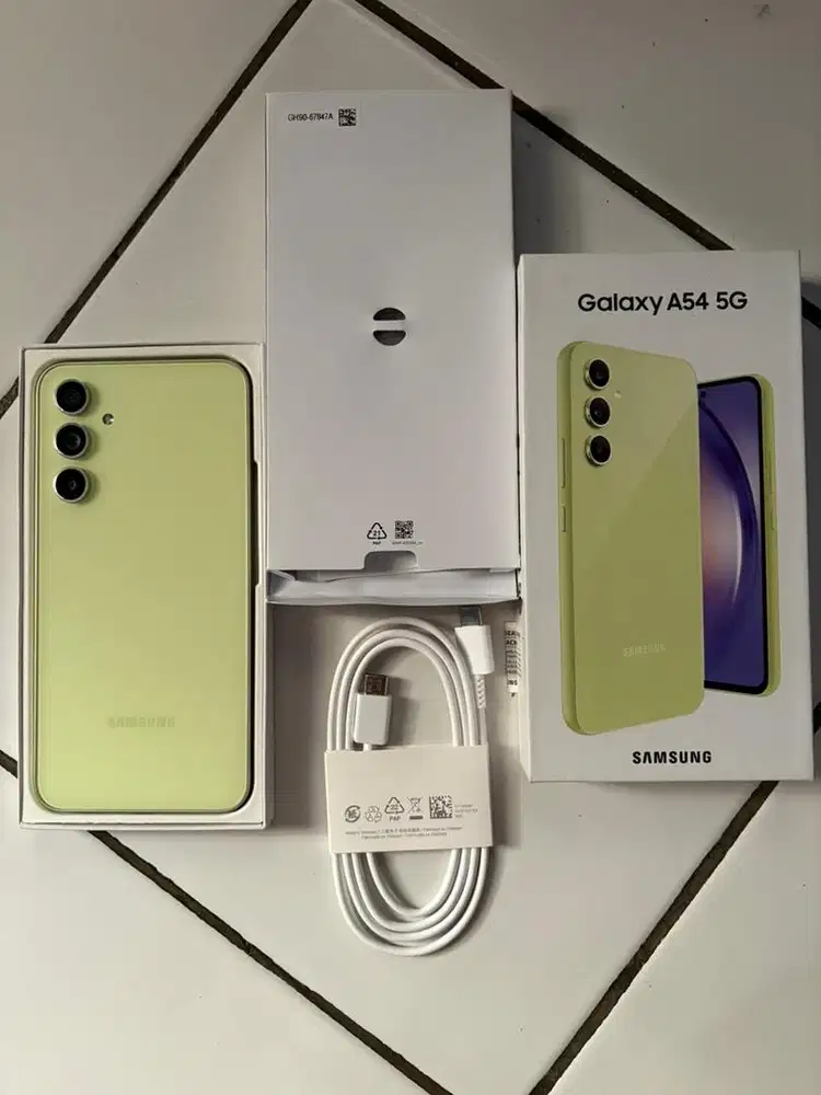 Samsung Galaxy A54 5G 8/256GB Lime - Resmi SEIN - Mulus Like New