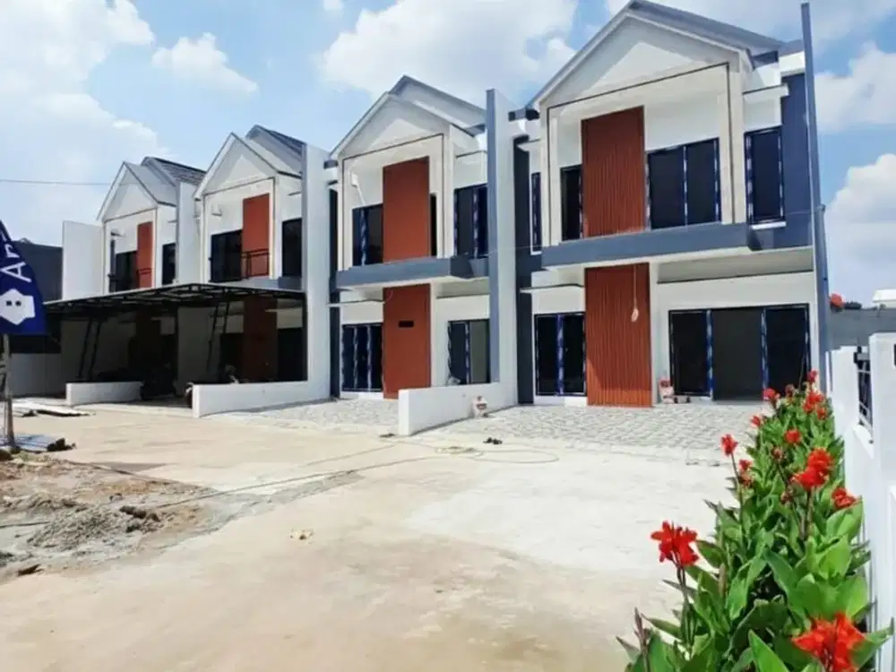 rumah cluster siap huni selangkah ke pintu tol bambu apus cipayung
