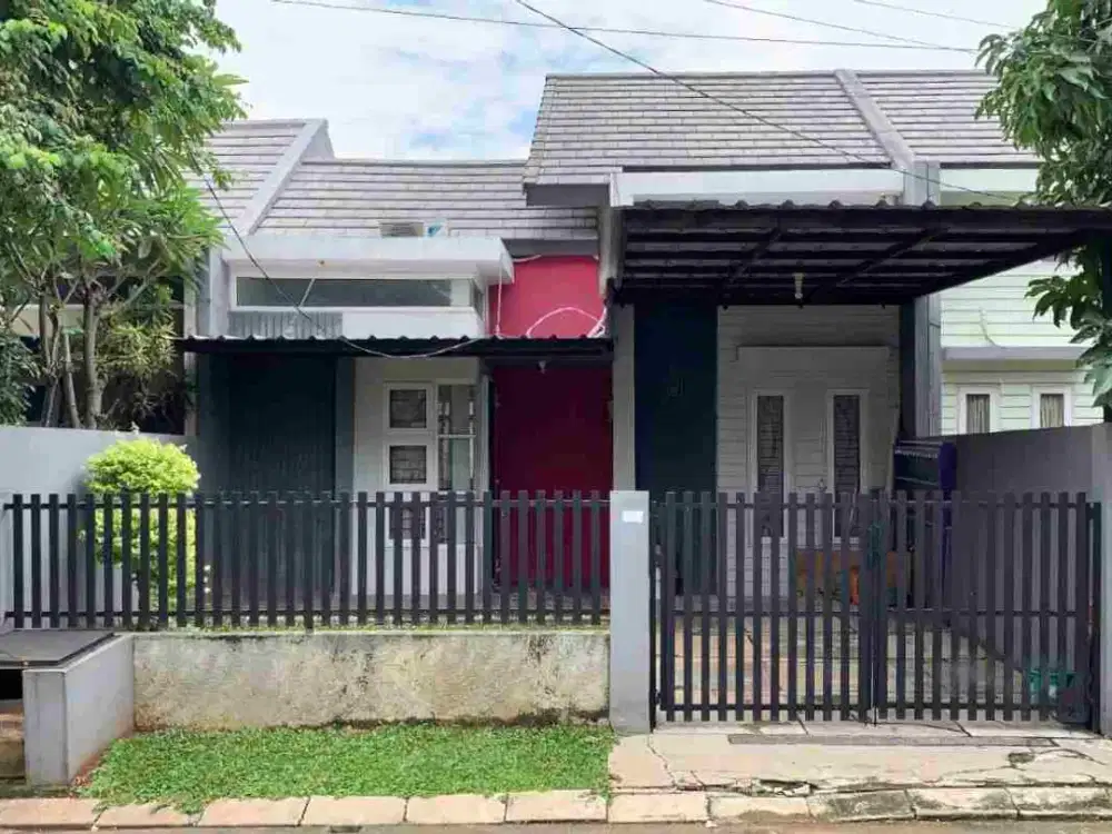 Rumah Bonus Furnished di Bukit Golf Riverside Dekat Tol Cimanggis