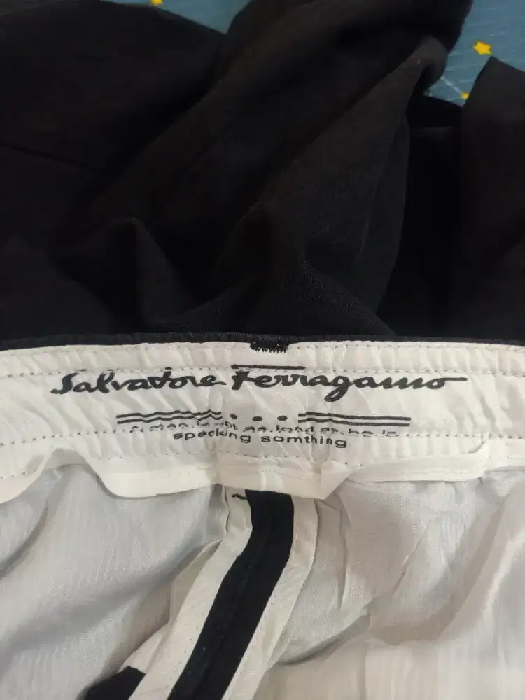celana chino salvatore verragamo hitam sz 34-35