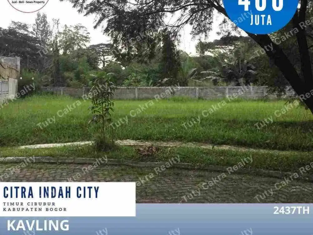 Dijual Kavling Siap Bangun, Fasilitas Lengkap Bebas Banjir