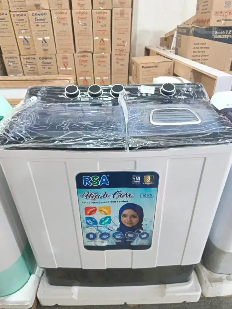Kredit mesin cuci 2 tabung rsa 10kg tanpa dp