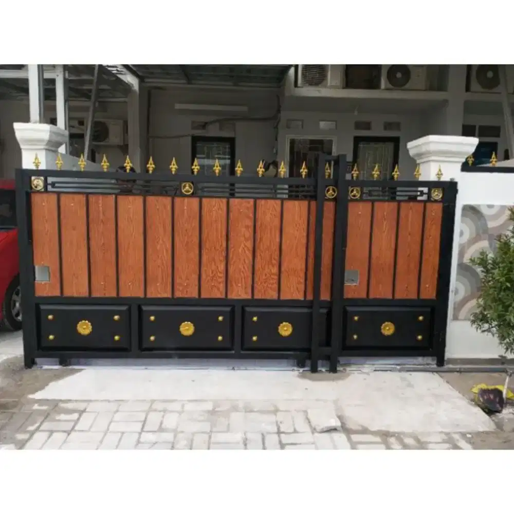 Pagar holo galvanis kombinasi grc