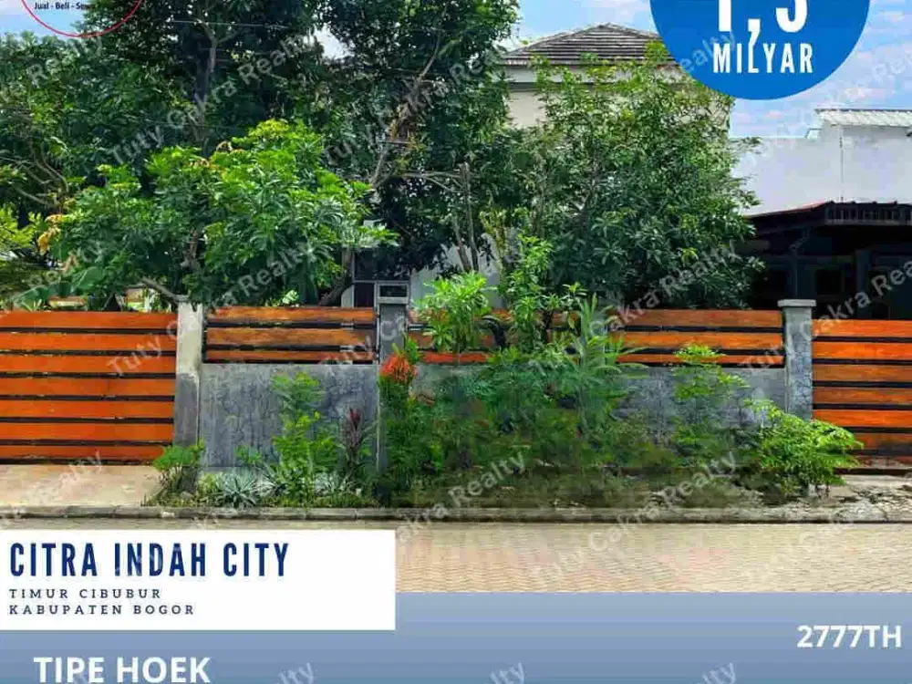 Dijual Rumah Hoek Tanah Luas Di Cluster Platinum Lokasi Bebas Banjir
