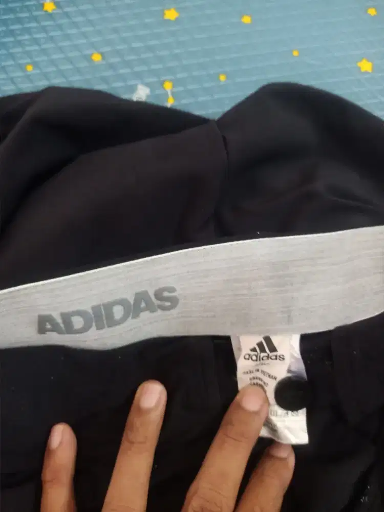 celana golf adidas abu hampir kehitam sz36-37