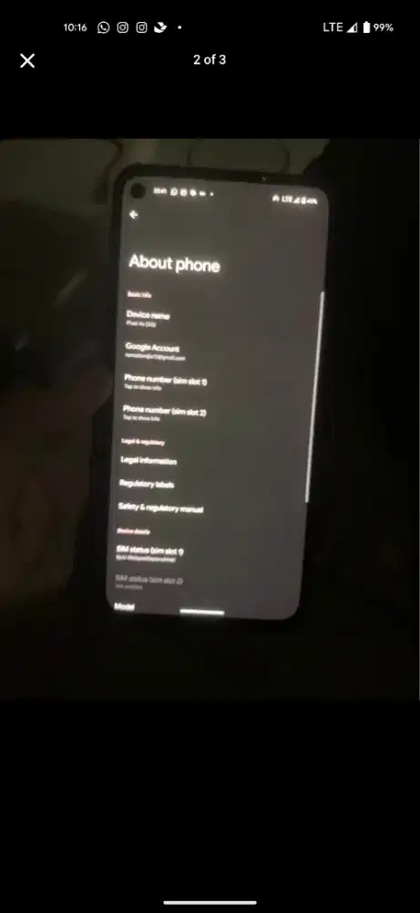 Google pixel 4A 5G