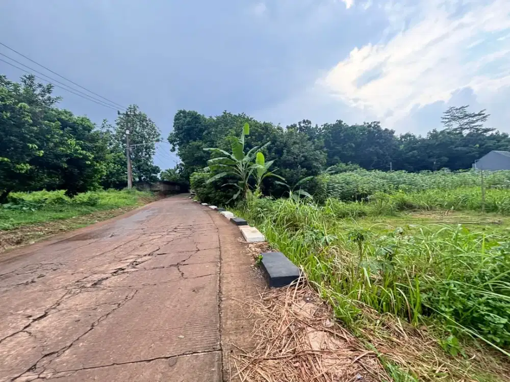 Kavling Murah Pinggir Jalan 10 Menit Pintu Tol Burangkeng
