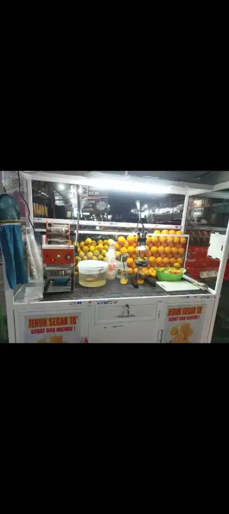 Perlengkapan usaha minuman peras dan lainnya