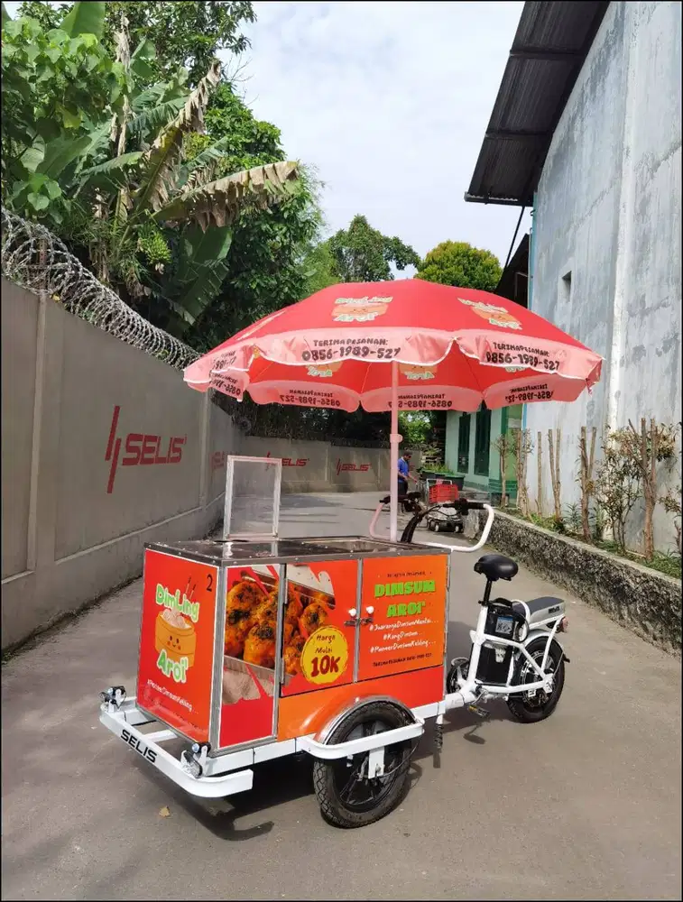 GEROBAK SEPEDA LISTRIK SELIS UNTUK BERBAGAI USAHA ANDA