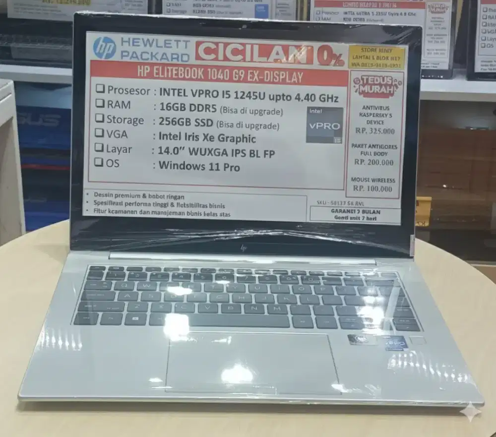 Cicilan Murah Laptop HP ELITEBOOK 1040 G9
