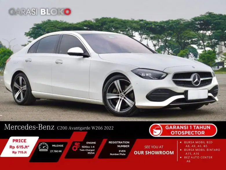 Mercedes Benz C200 W206 Avantgarde M254 EQ-Boost 2022 / 2023