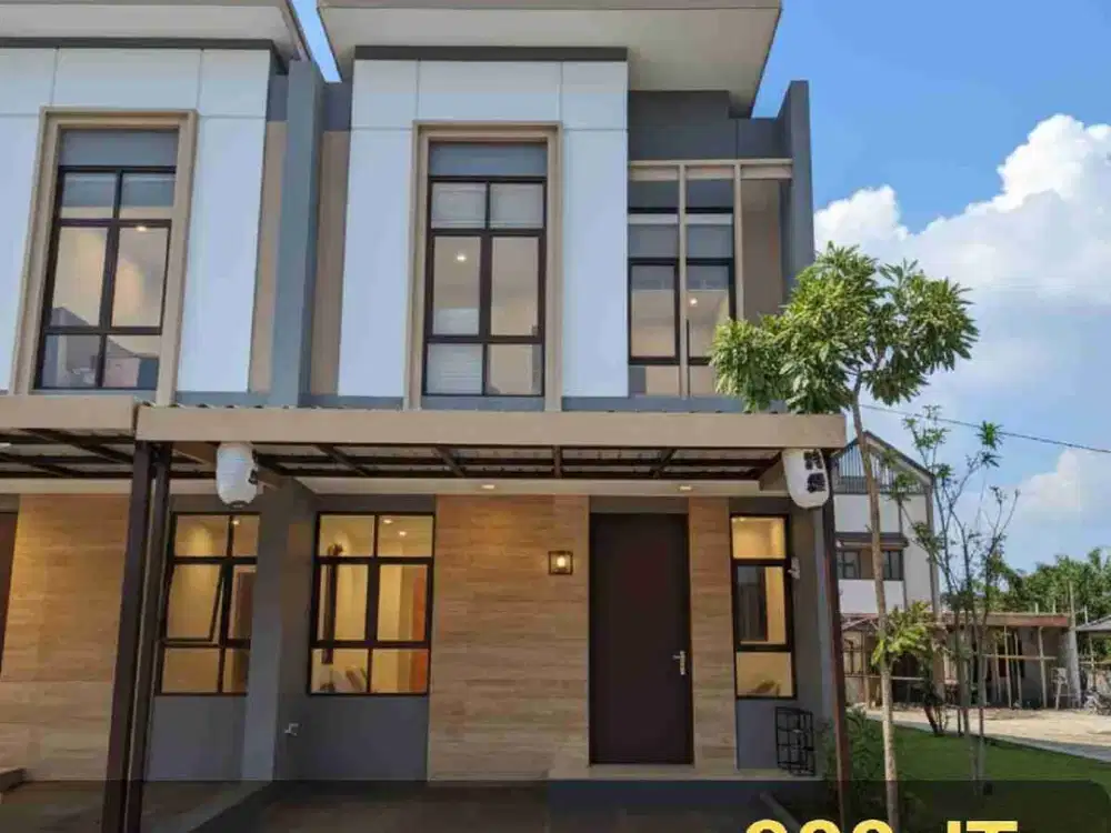 Rumah 2 lantai Modern Minimalis dekat Tol Pamulang