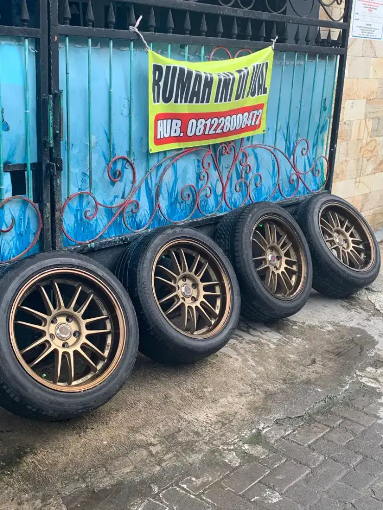 Jual velg mobil Ring 18 dan ban
