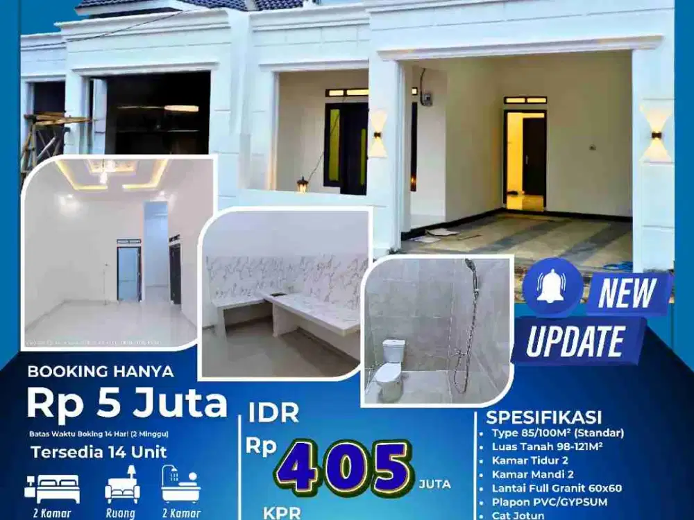 DI JUAL RUMAH MURAH DEKAT SMAN 13 GRIYA ALAM RESIDENCE BANDAR LAMPUNG