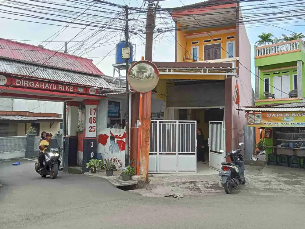 hunian pinggir jalan raya cocok untuk usaha di Cibubur jkt timur