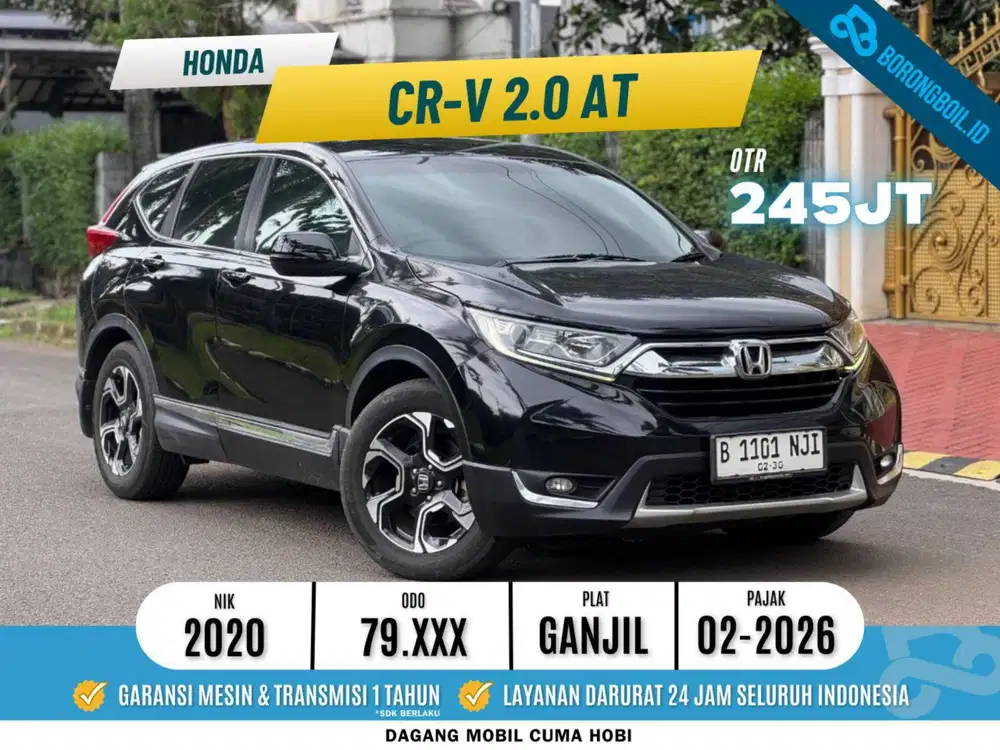 Honda CRV 2.0 CVT 2020 Hitam