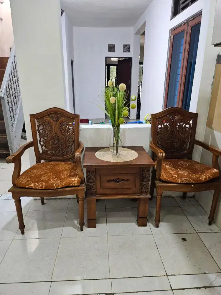 Kursi set jati jepara