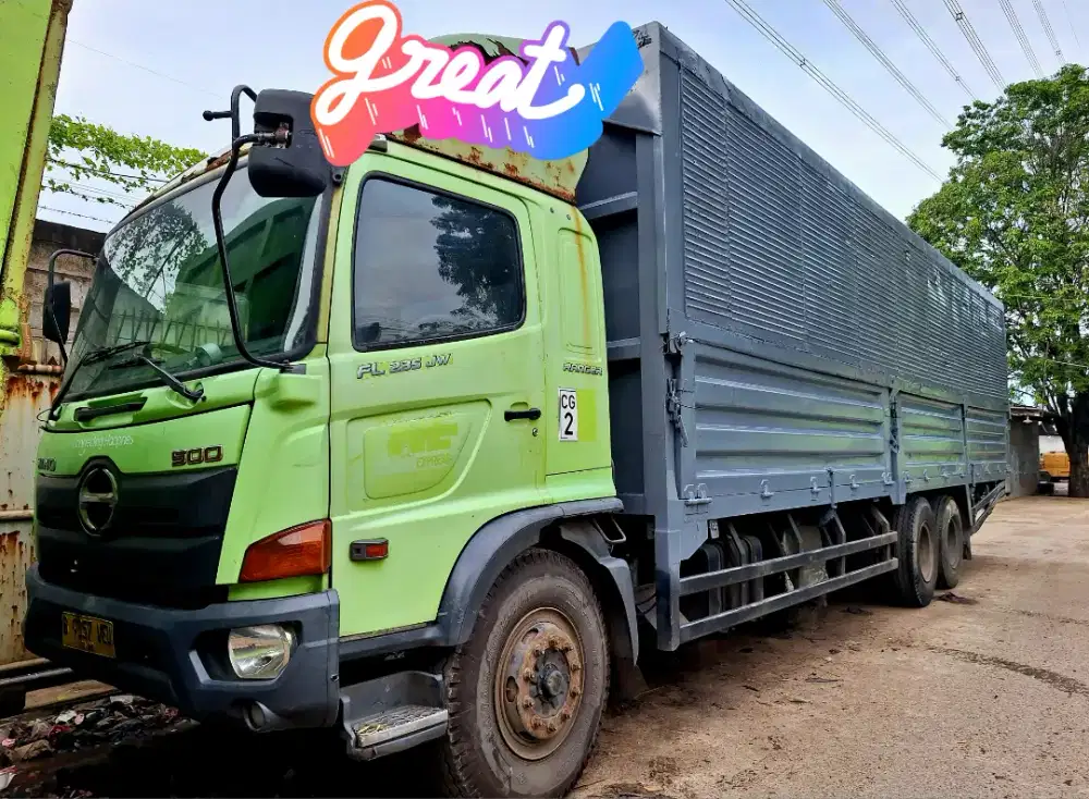 Hino Lohan 500 FL 235 Jw Tronton 6×2 Wingbox 9.7 mtr Bio Solar Turbo