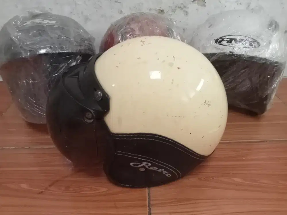 Jual Helm Bogo Retro BONUS 3 Helm