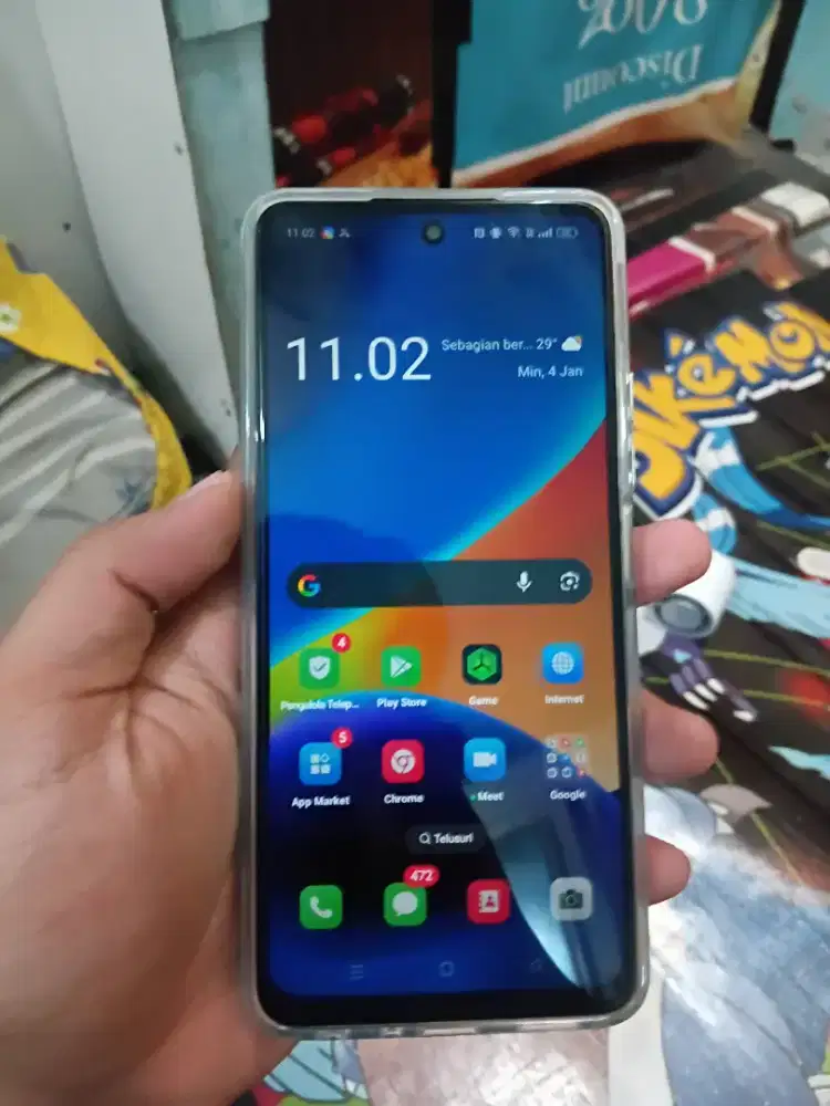 dijual oppo a58,ram 6/128,casan + hp aja,dusnya ilang.
