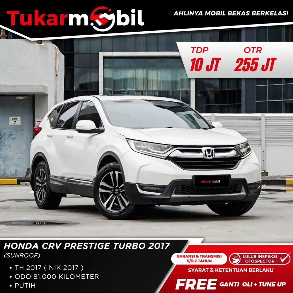 HONDA CRV 1.5 TURBO PRESTIGE THN 2017