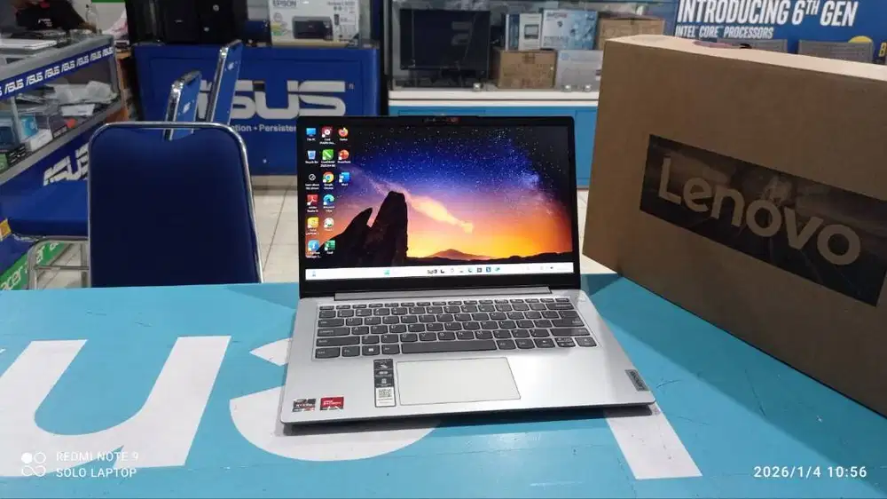 LENOVO IP 3 SLIM SERI BARU RYZEN 3-7320 RAM 8GB/SSD 512GB ISTIMEWA
