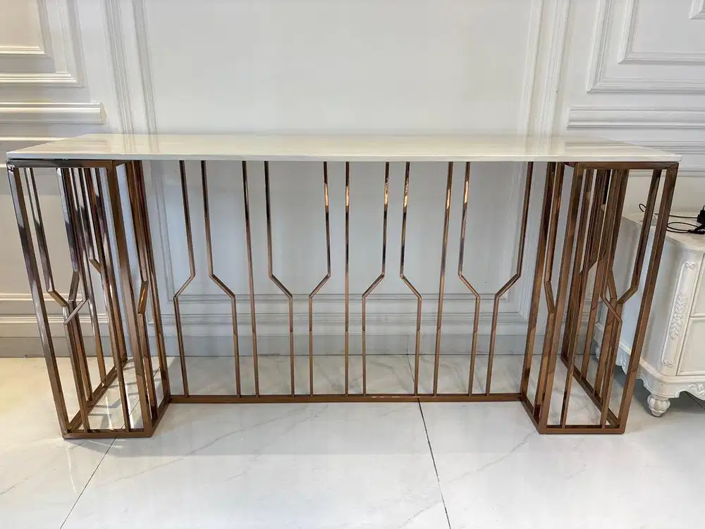 Informa Fleur Meja Konsol Rose Gold