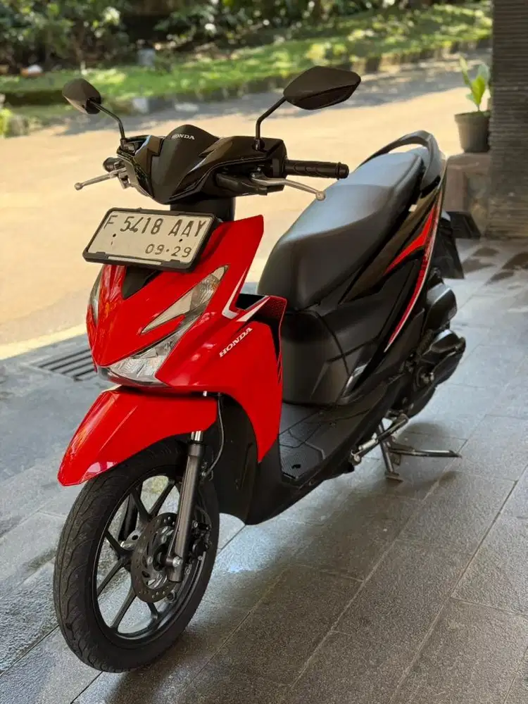 Honda Beat New CBS Thn 2024 F Kota Merah Mulus