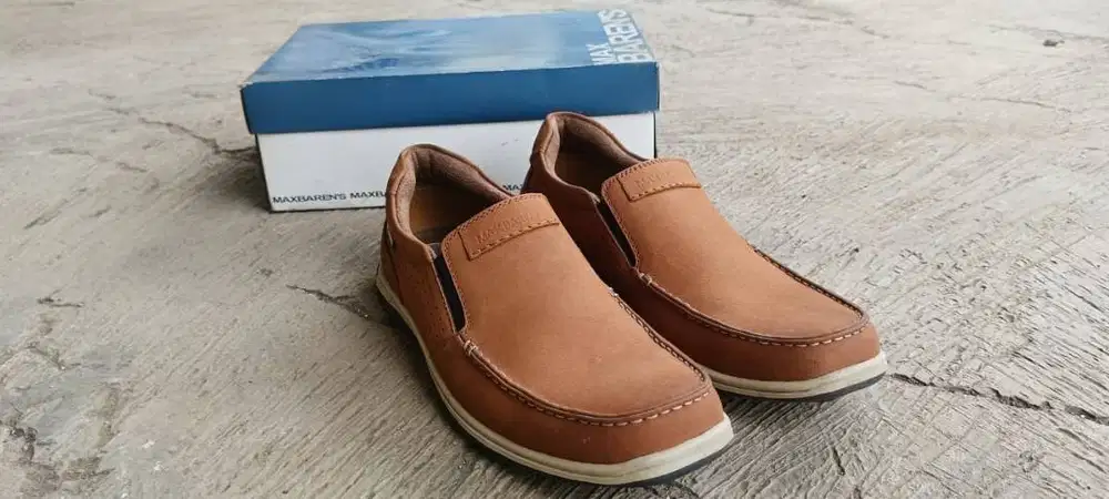 Sepatu MAX BAREN'S 1221 Warna Tan Ukuran 43