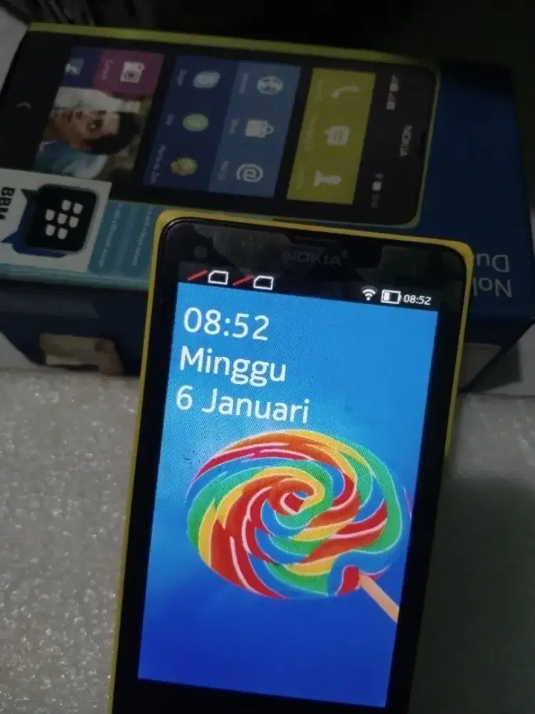 Nokia x dual sim, nominus, dua SIM card, pemakaian pertama.