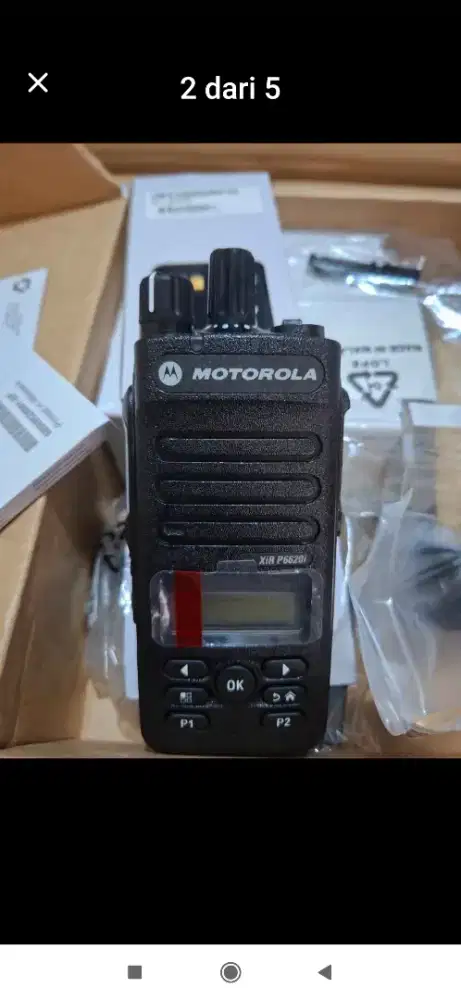 Dijual ht motorola xir p6620i Tia vhf