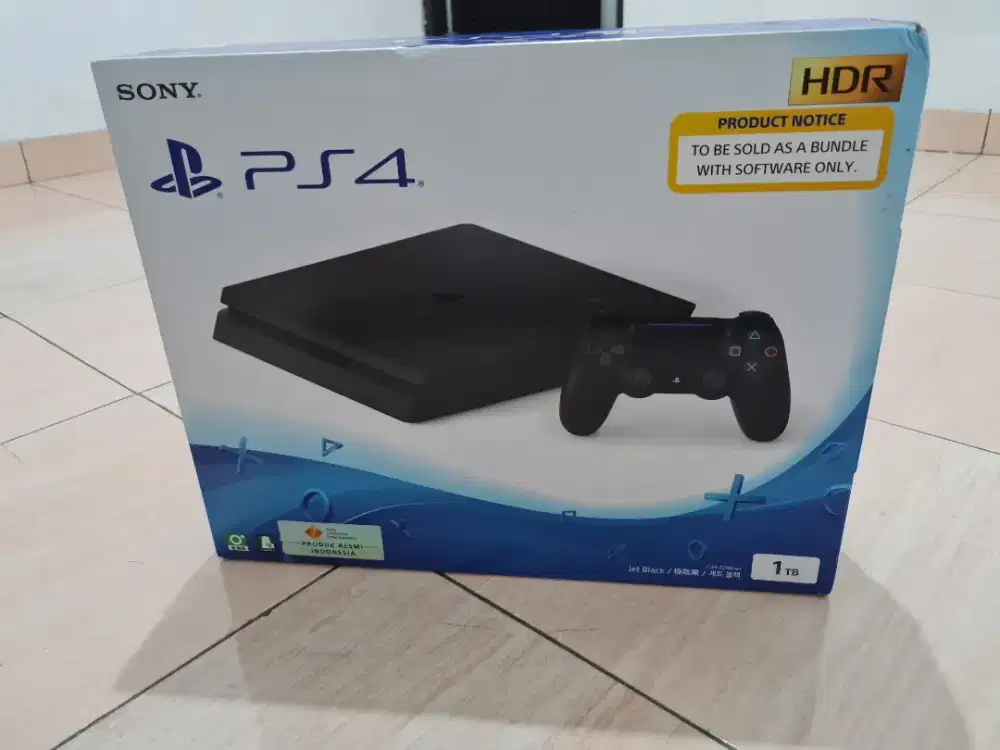 CONSOLE SONY PS4 SLIM 1TB RESMI INDO