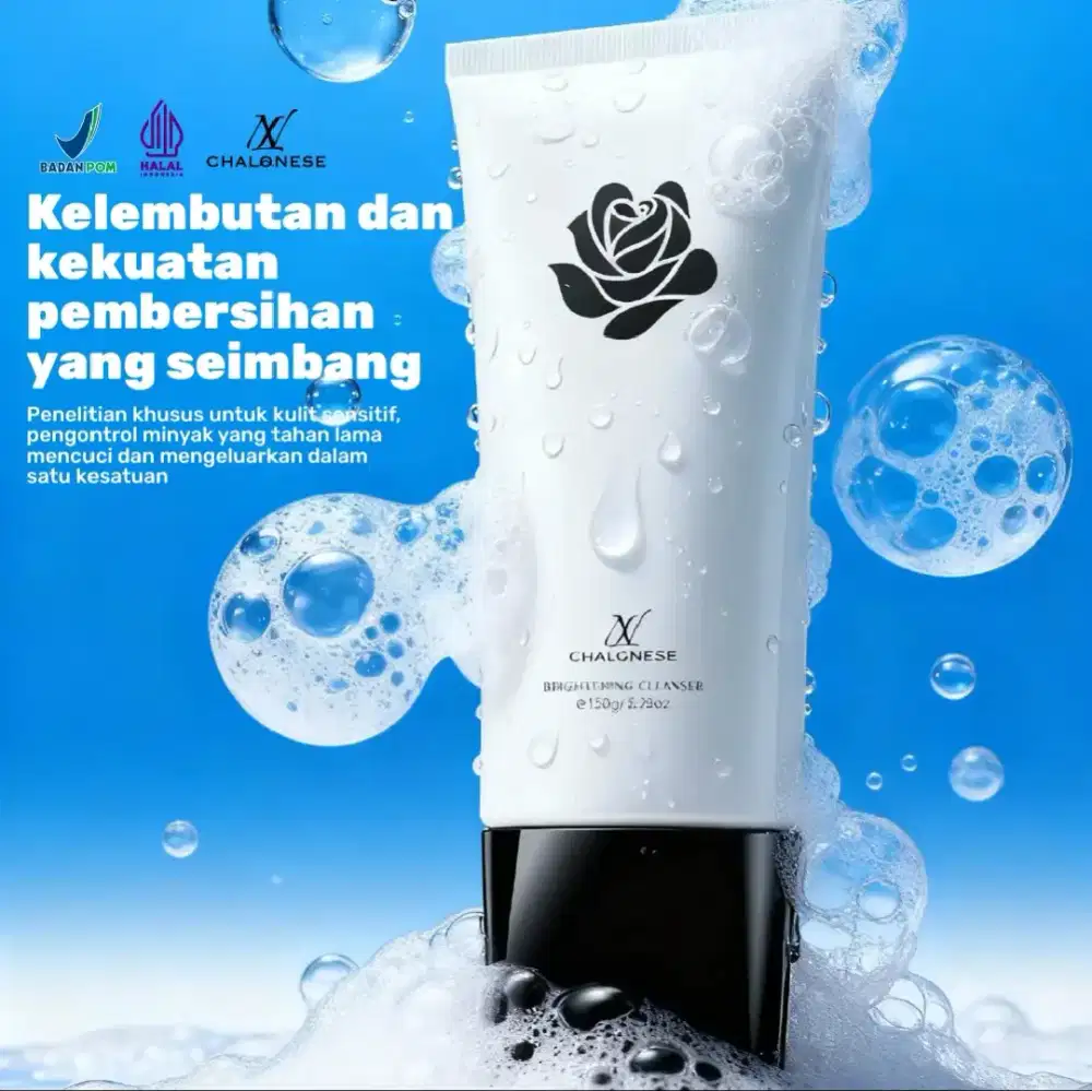 CHALONESE facial wash (membersihkan & mencerahkan wajah)