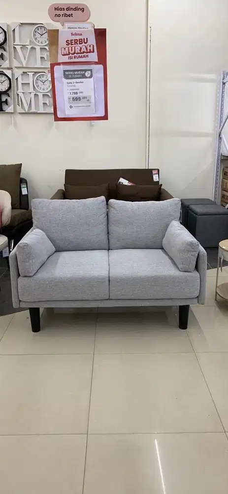 Sofa 2 seater minimalis