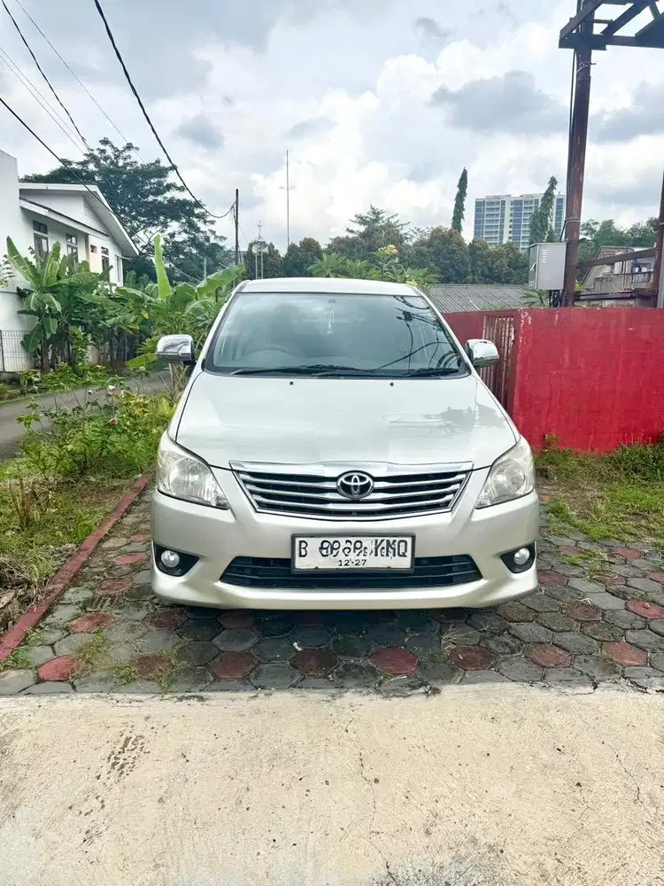 Toyota kijang grand innova 2012 type G at Silver harga 130,000,000