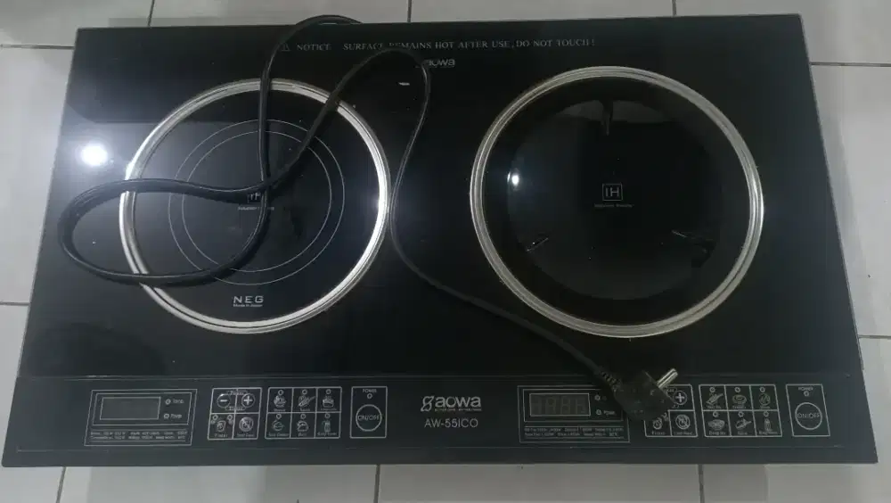Kompor Listrik merk Aowa 2 tungku type AW-551CO